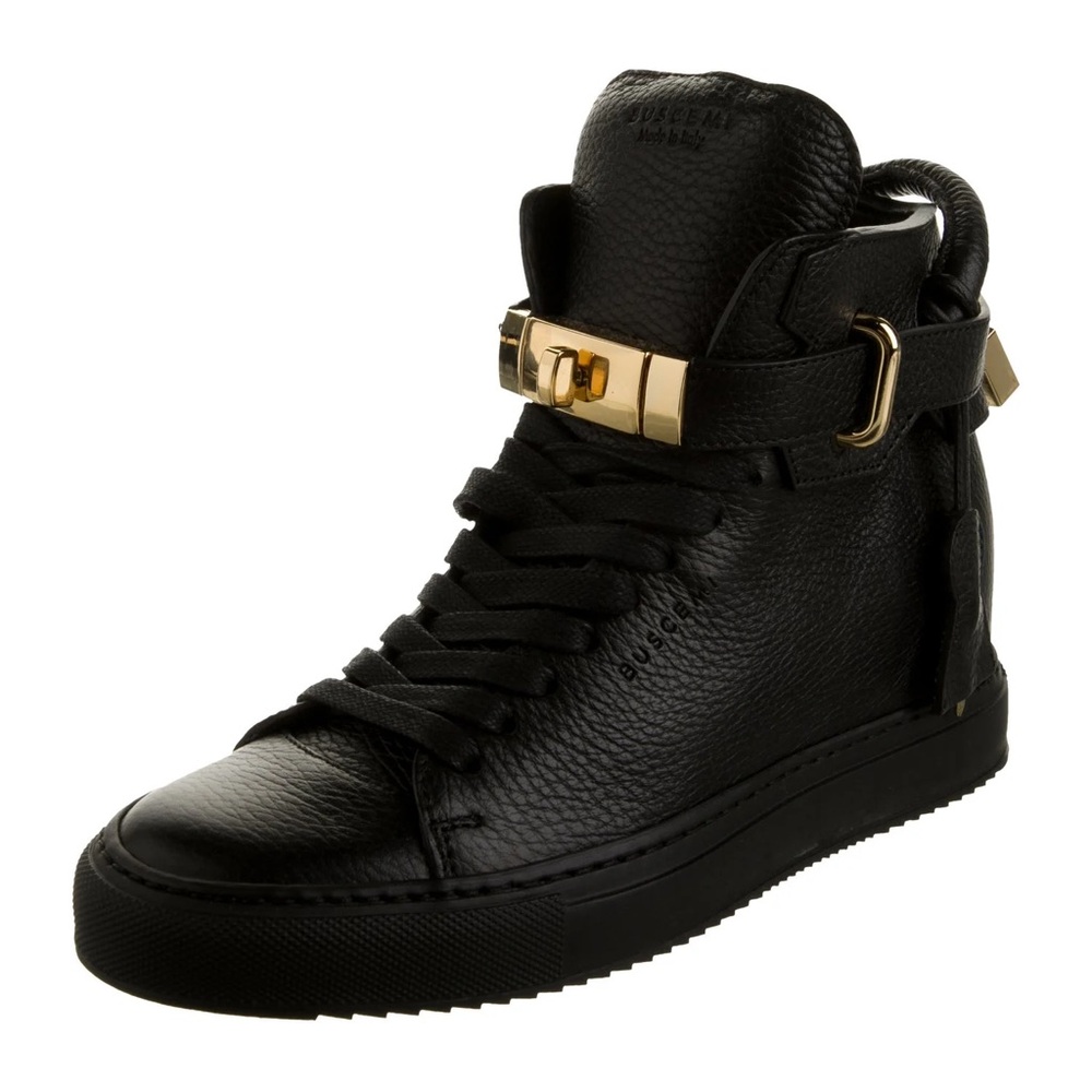 Buscemi black leather sneaker